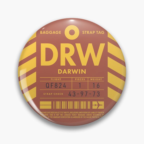 Item preview, Luggage Tag D - DRW Darwin Australia designed and sold by VoodooCircus.