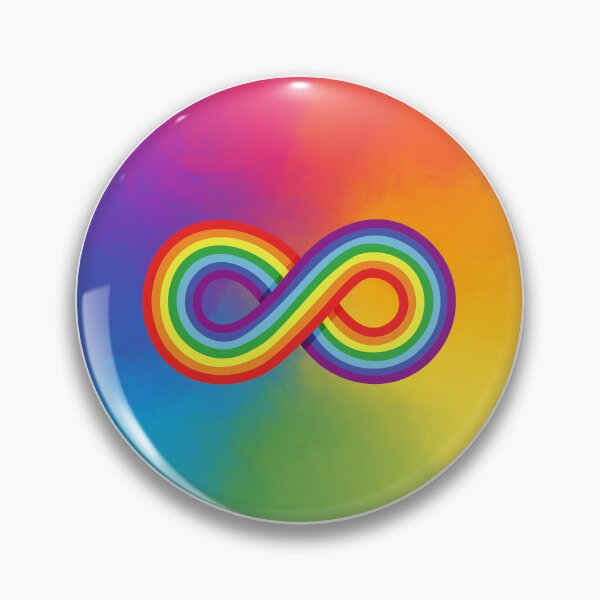 Item preview, Neurodivergent and Queer | Neurodiversity Symbol and LGBT Rainbow  designed and sold by seraphmars.