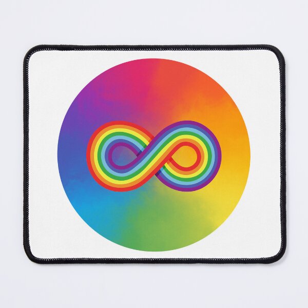 Item preview, Neurodivergent and Queer | Neurodiversity Symbol and LGBT Rainbow  designed and sold by seraphmars.