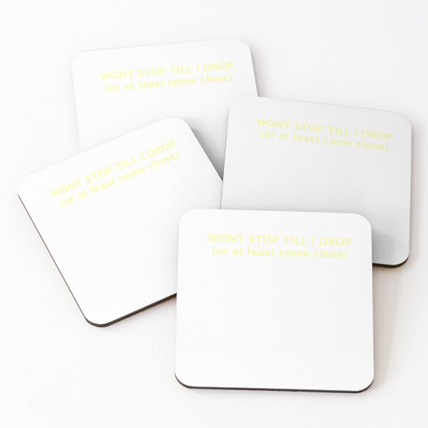 Item preview, WONT STOP TILL I DROP - Yellow designed and sold by sticks-.