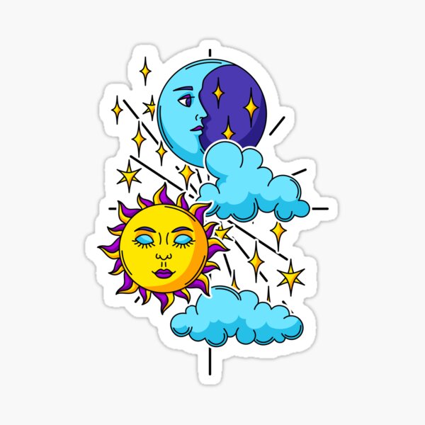 Vista previa del artículo con la obra «Sol y Luna Espiritual», diseñado y vendido por Spiritualmagic.