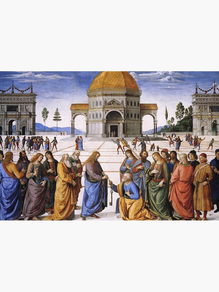 The Delivery of the Keys Painting by Perugino Sistine Chapel by podartist