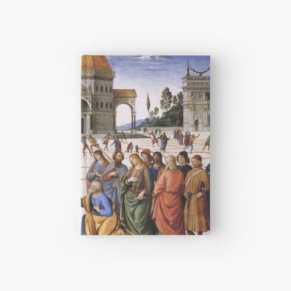 The Delivery of the Keys Painting by Perugino Sistine Chapel Hardcover Journal