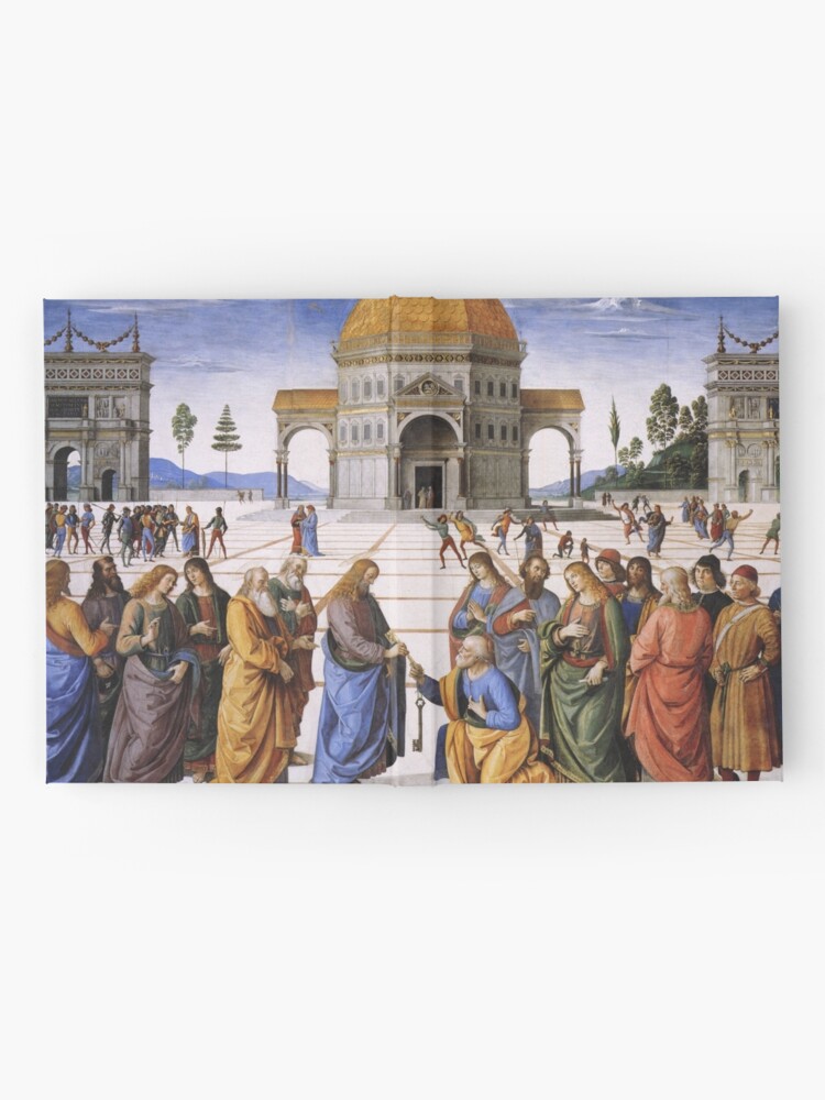 Alternate view of The Delivery of the Keys Painting by Perugino Sistine Chapel Hardcover Journal