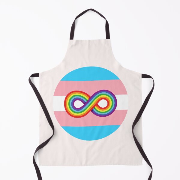 Item preview, Neurodivergent and Trans | Neurodiversity Symbol and Trans Flag designed and sold by seraphmars.