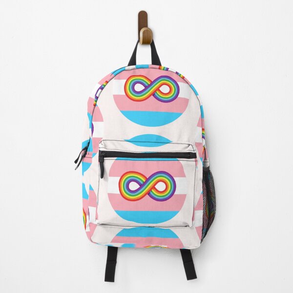 Item preview, Neurodivergent and Trans | Neurodiversity Symbol and Trans Flag  designed and sold by seraphmars.