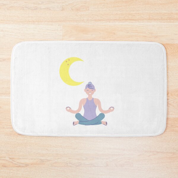 Item preview, half moon yoga pose designed and sold by DesginTrend.