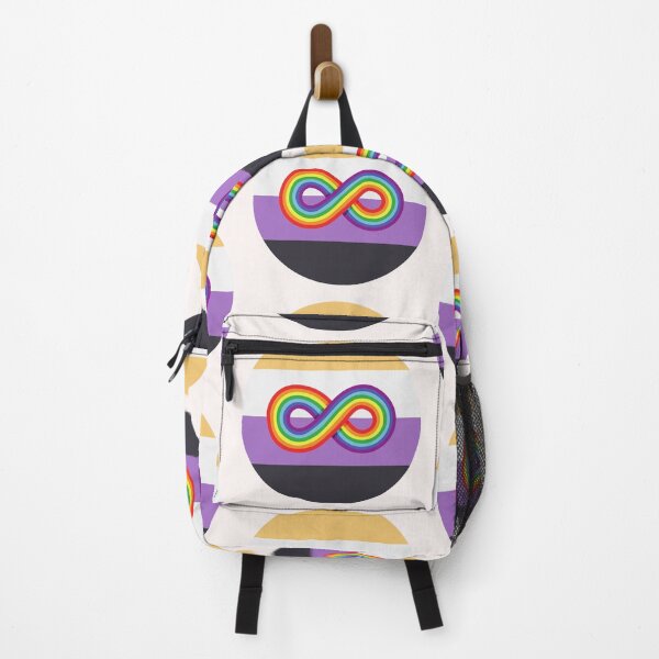 Item preview, Neurodivergent and Nonbinary | Neurodiversity Symbol and Nonbinary Flag  designed and sold by seraphmars.