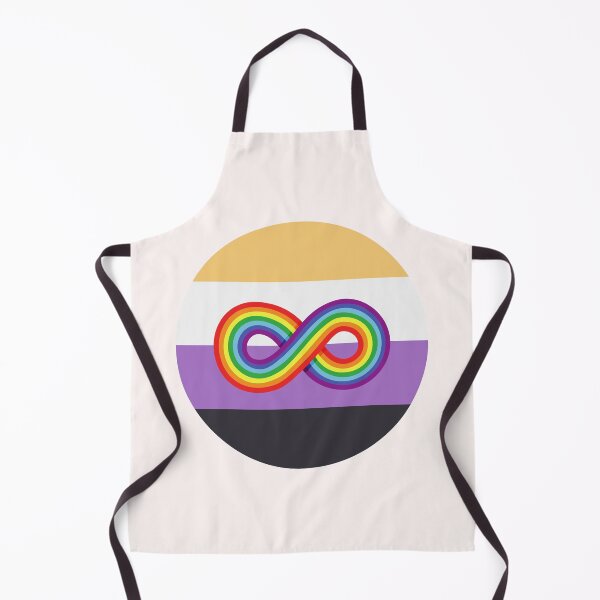 Item preview, Neurodivergent and Nonbinary | Neurodiversity Symbol and Nonbinary Flag designed and sold by seraphmars.