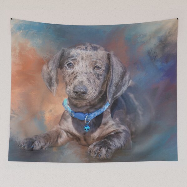 Item preview, Dapple Dachshund Three designed and sold by Elisabeth Lucas.