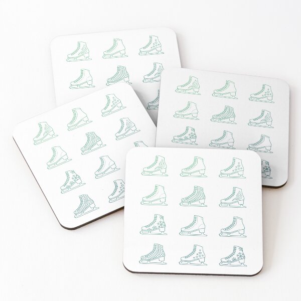 Item preview, Glide Across the Ice! (Green) designed and sold by RanRanDesigns.