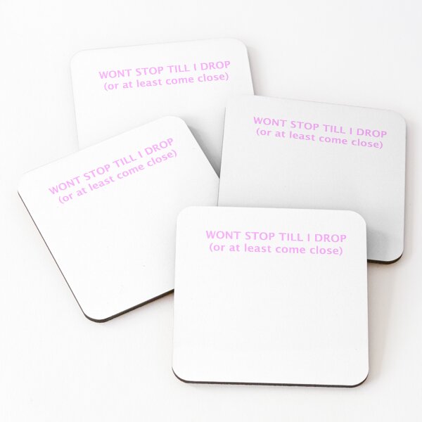 Item preview, WONT STOP TILL I DROP - Pink designed and sold by sticks-.