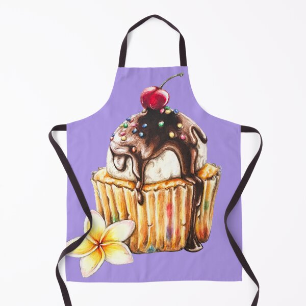 Item preview, Ice Cream Cupcake with a Cherry on Top designed and sold by Lady-Lilac.