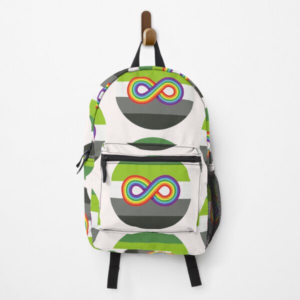 Item preview, Neurodivergent and Aromantic | Neurodiversity Symbol and Aro Flag  designed and sold by seraphmars.
