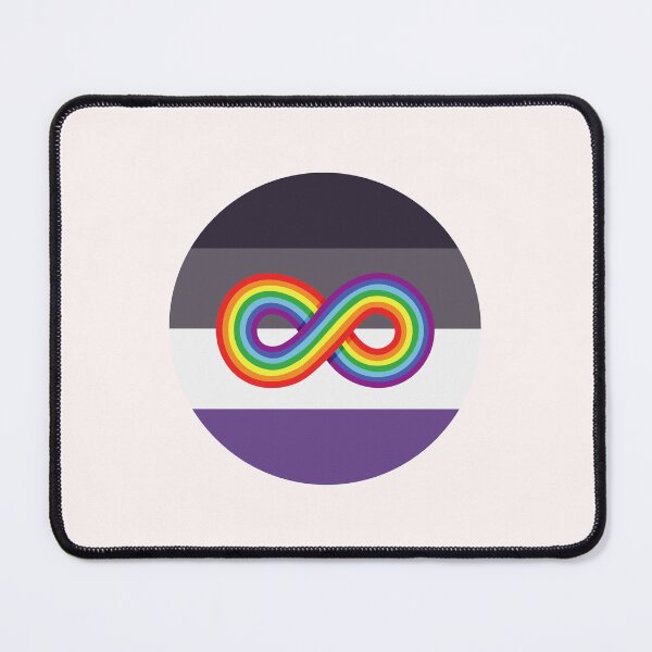 Item preview, Neurodivergent and Asexual | Neurodiversity Symbol and Ace Flag  designed and sold by seraphmars.