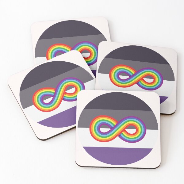 Item preview, Neurodivergent and Asexual | Neurodiversity Symbol and Ace Flag  designed and sold by seraphmars.