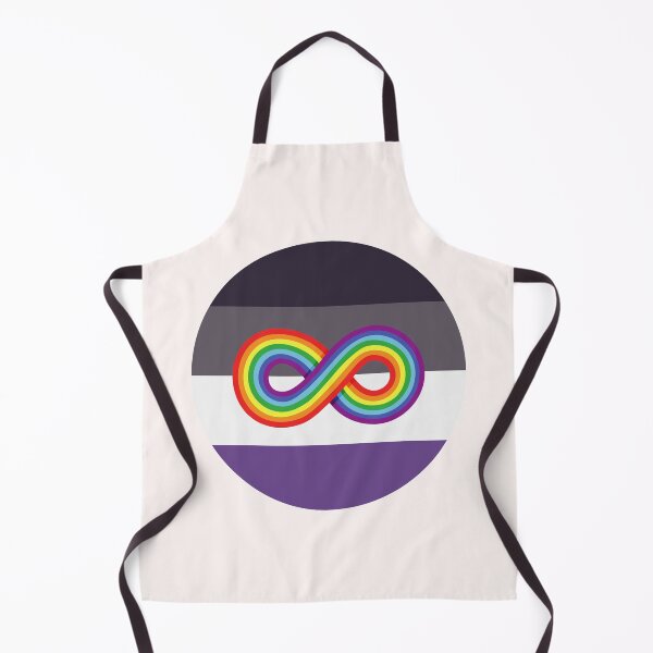 Item preview, Neurodivergent and Asexual | Neurodiversity Symbol and Ace Flag  designed and sold by seraphmars.