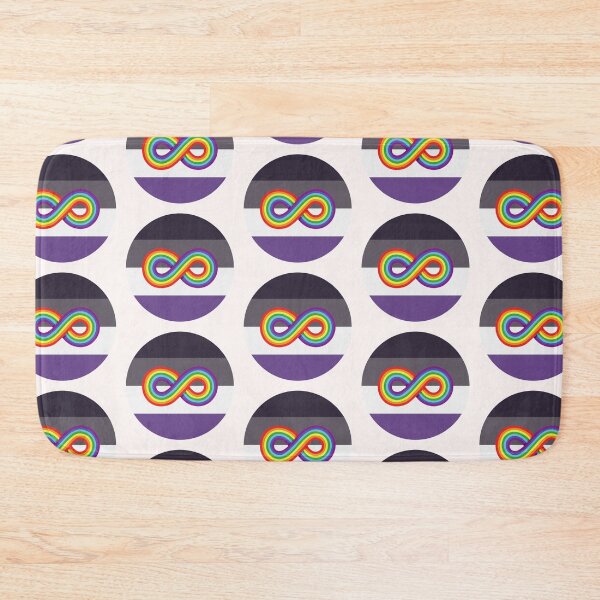 Item preview, Neurodivergent and Asexual | Neurodiversity Symbol and Ace Flag  designed and sold by seraphmars.