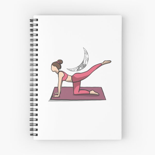 Item preview, half moon yoga pose designed and sold by DesginTrend.