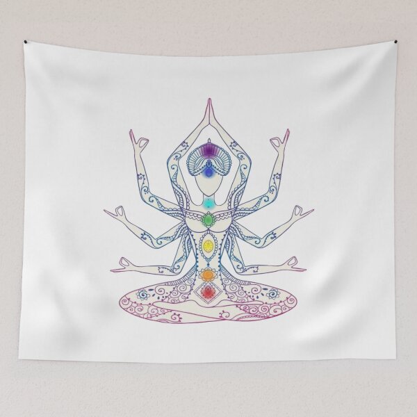 Aperçu de l'œuvre Half moon yoga pose créée et vendue par DesginTrend.