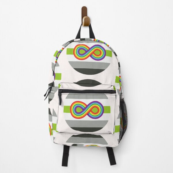 Item preview, Neurodivergent and Agender | Neurodiversity Symbol and Agender Flag  designed and sold by seraphmars.
