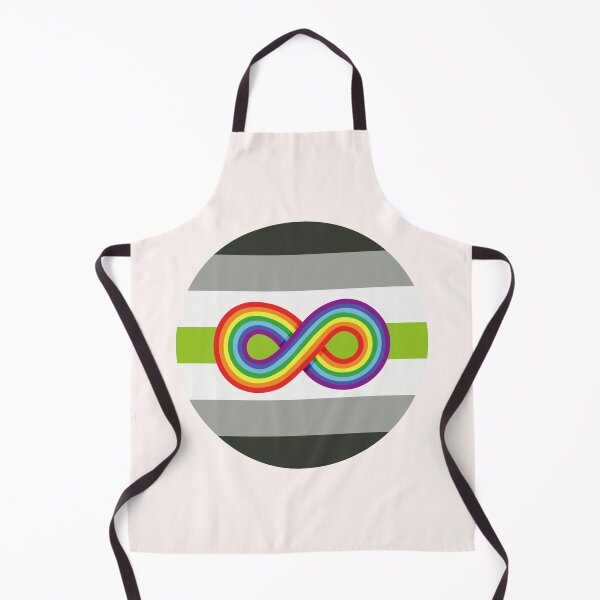 Item preview, Neurodivergent and Agender | Neurodiversity Symbol and Agender Flag designed and sold by seraphmars.
