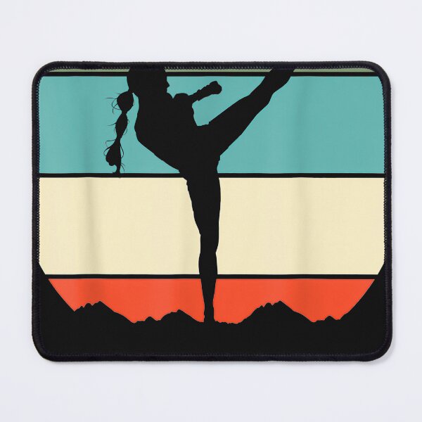 Item preview, Kickboxing Karate Muay hai Girl Retro designed and sold by manibreen.