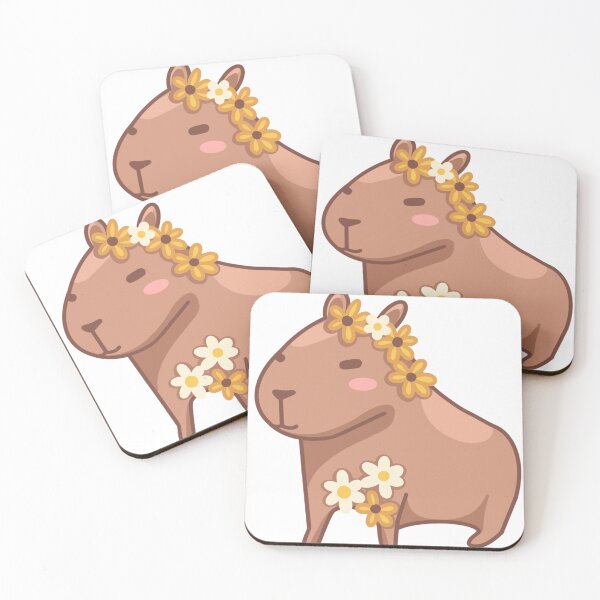 Item preview, Capybara Flower designed and sold by Jodiecreates.
