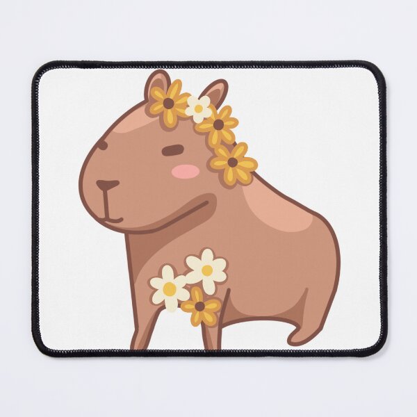 Item preview, Capybara Flower designed and sold by Jodiecreates.