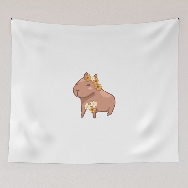 Item preview, Capybara Flower designed and sold by Jodiecreates.