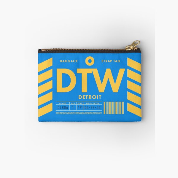 Item preview, Luggage Tag D - DTW Detroit USA designed and sold by VoodooCircus.
