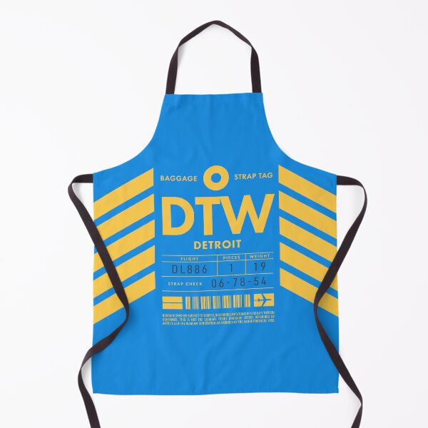 Item preview, Luggage Tag D - DTW Detroit USA designed and sold by VoodooCircus.