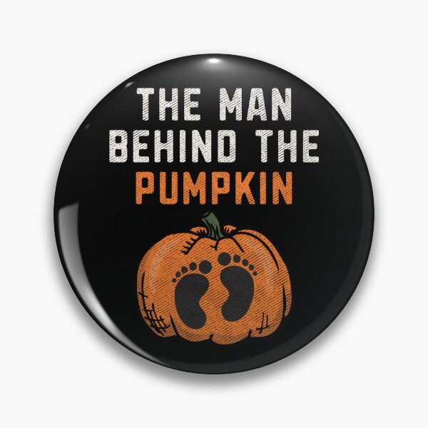 Item preview, The Man Behind The Pumpkin Funny Pregnancy Announcement For Expecting Dad Halloween Themed Gift designed and sold by alenaz.