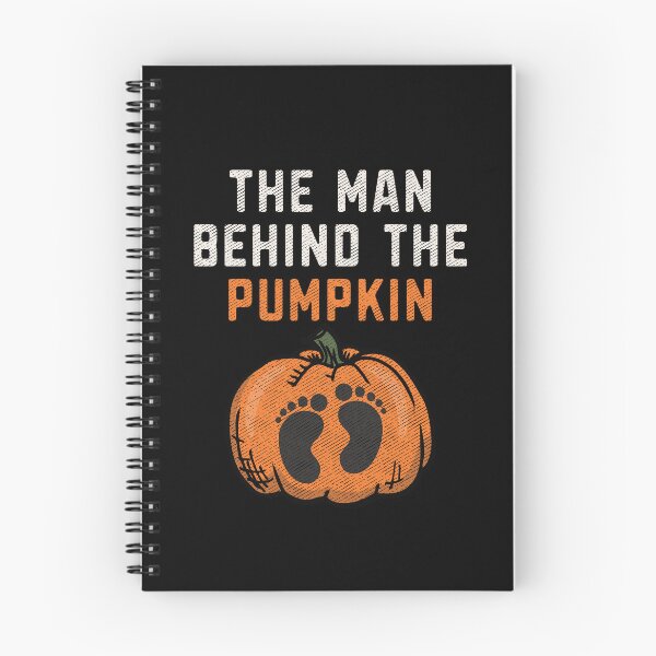 Item preview, The Man Behind The Pumpkin Funny Pregnancy Announcement For Expecting Dad Halloween Themed Gift designed and sold by alenaz.