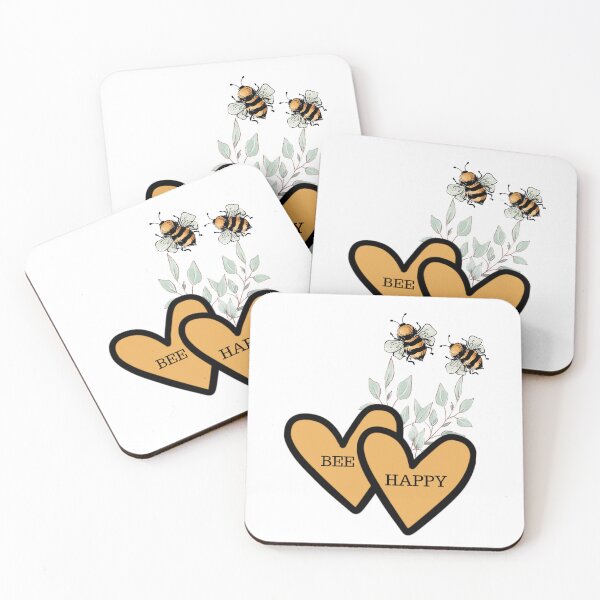 Item preview, Bumblebee hearts design designed and sold by DigiCurated.