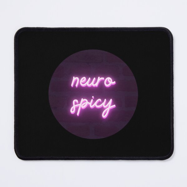 Item preview, Neurospicy | Neon Pink Neurodivergent Sign designed and sold by seraphmars.