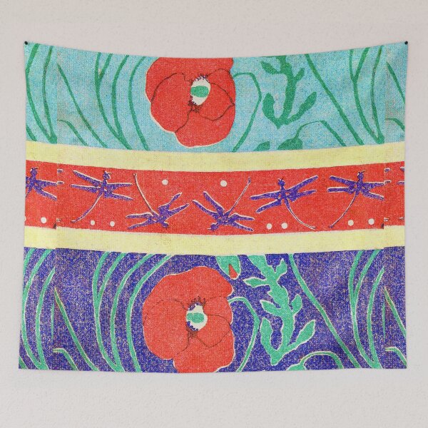 Item preview,  Vintage Japanese Ukiyo-e illustration of Poppies  By Goyo Hashiguchi designed and sold by Tamas Das.