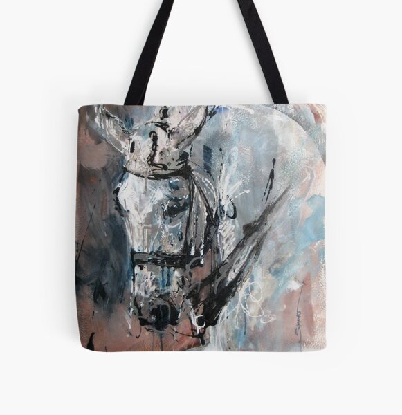 Andalusian Horse All Over Print Tote Bag