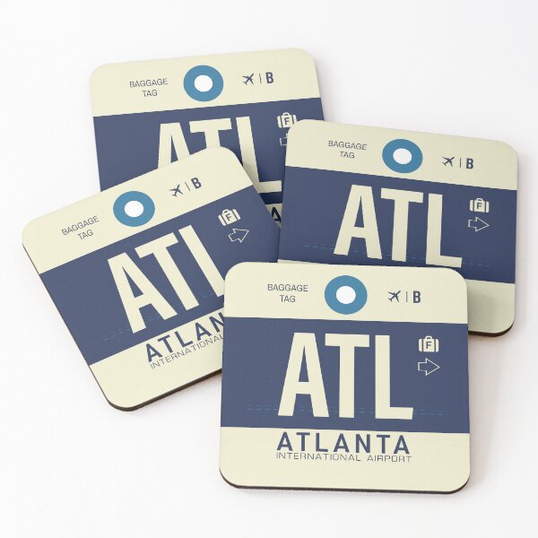 Item preview, Atlanta ATL - Etiqueta de equipaje del aeropuerto de Atlanta designed and sold by Cockpitstore.