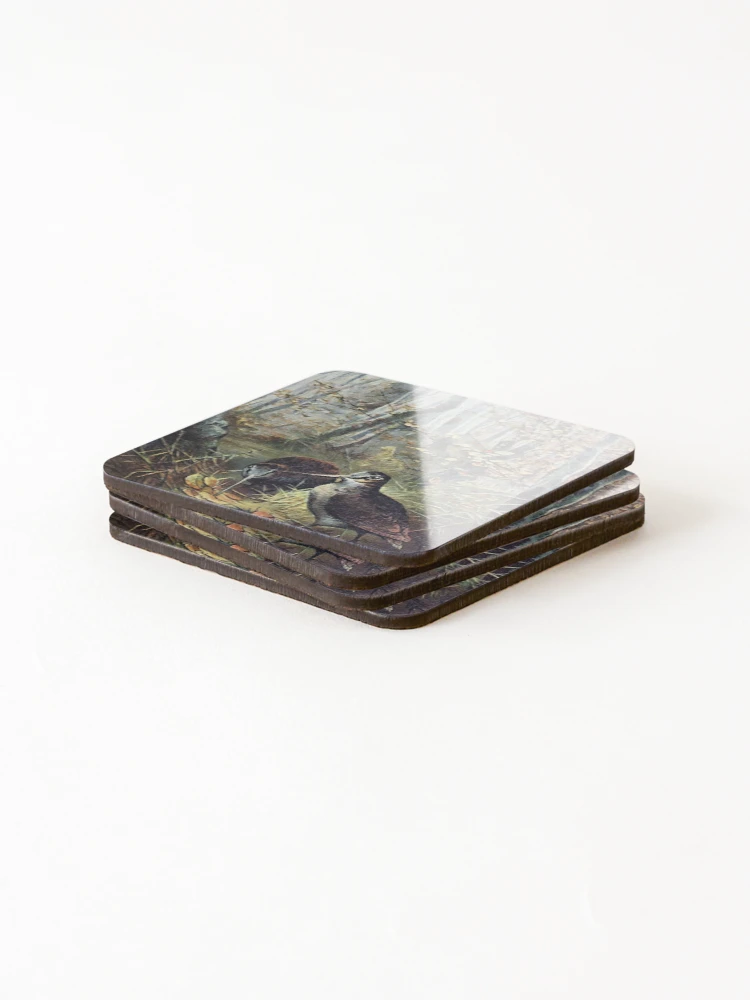 Thumbnail 4 of 5, Coasters (Set of 4), Woodcocks designed and sold by RTP-Studio.