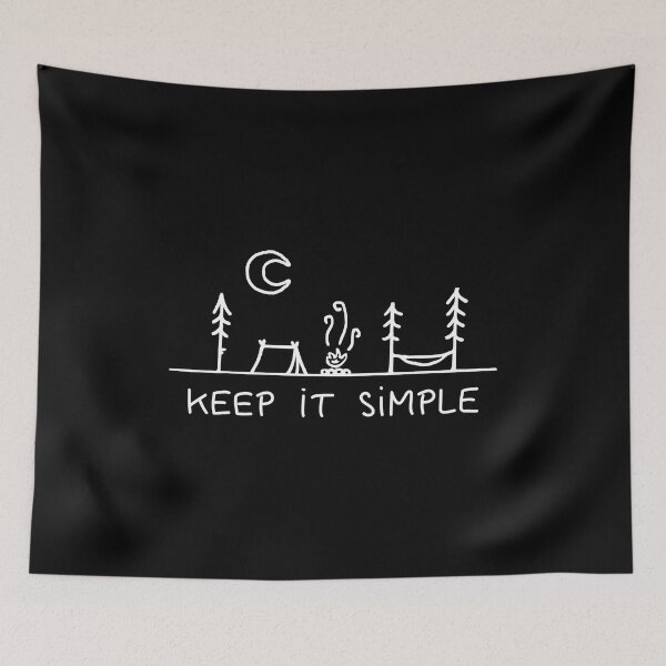 Item preview, Life Is Good Keep It Simple Minimalist Camper designed and sold by BennetJaco.