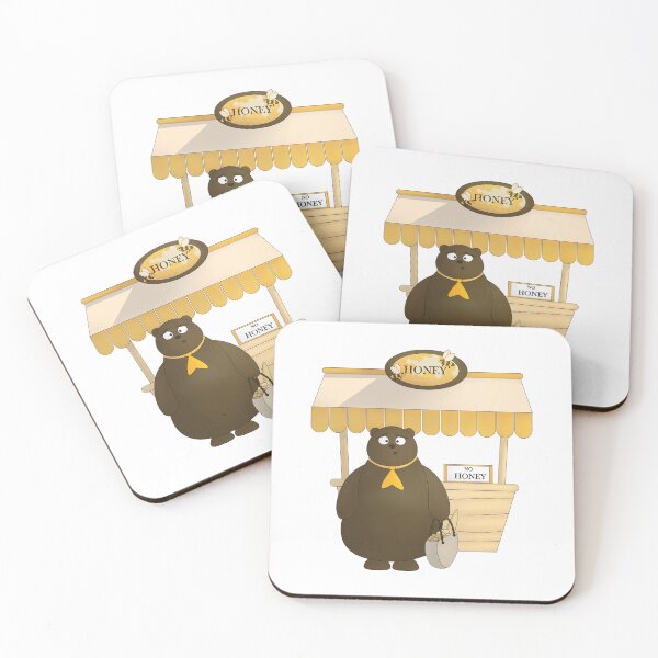 Item preview, Bear in the honey market designed and sold by Art-of-Rory.