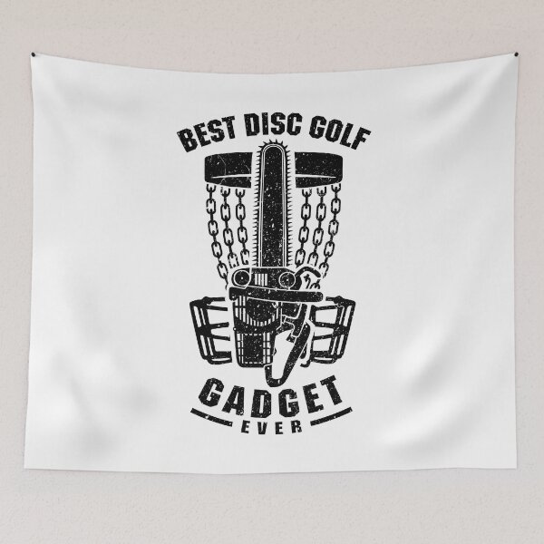 Item preview, Funny Disc Golf Player Best Gadget Ever Chainsaw Basket designed and sold by GrandeDuc.