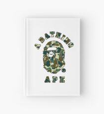 camo bathing ape Hardcover Journal