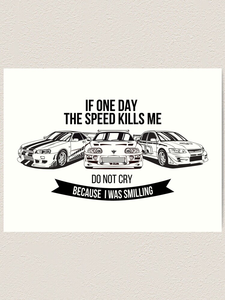 Street Race Quote Art Print By Melsmoon Redbubble