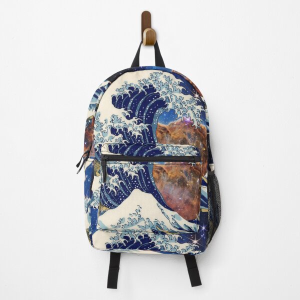 Item preview, The great wave off kanagawa with carina nebula Webb designed and sold by Nishad4.