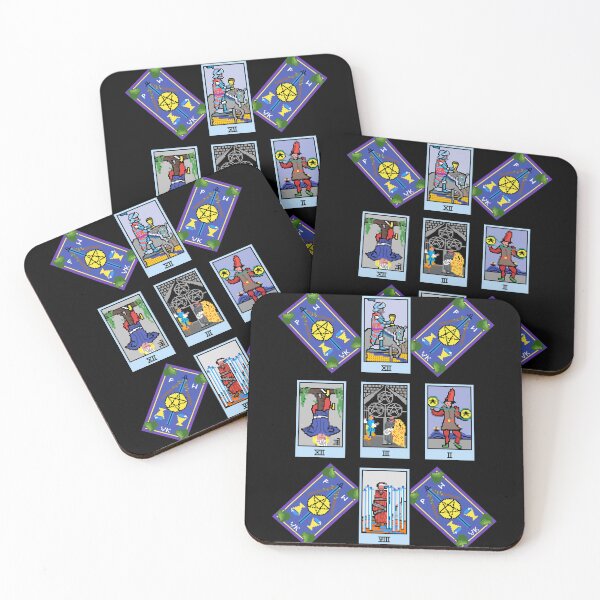 Item preview, Pixel Waite Tarot - Celtic Cross Spread 3 Design for T-shirts and accessories designed and sold by Pixel Waite.