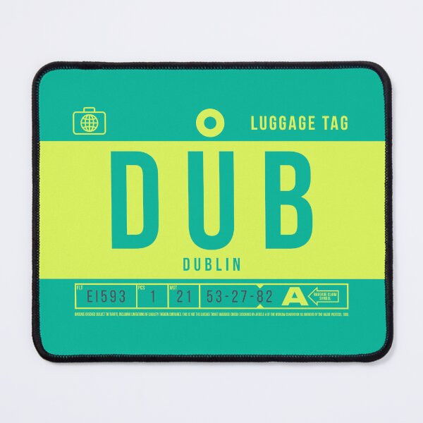 Item preview, Luggage Tag B - DUB Dublin Ireland designed and sold by VoodooCircus.