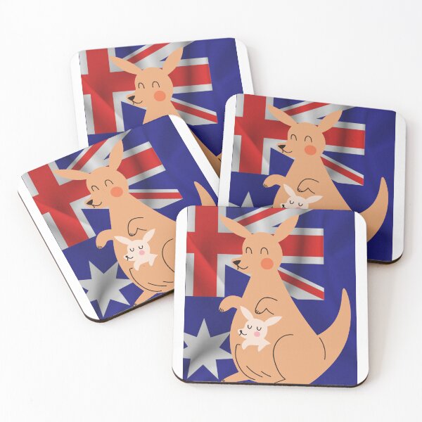 Item preview, Australia Kangaroo anime cartoon sticker  designed and sold by CartRex.
