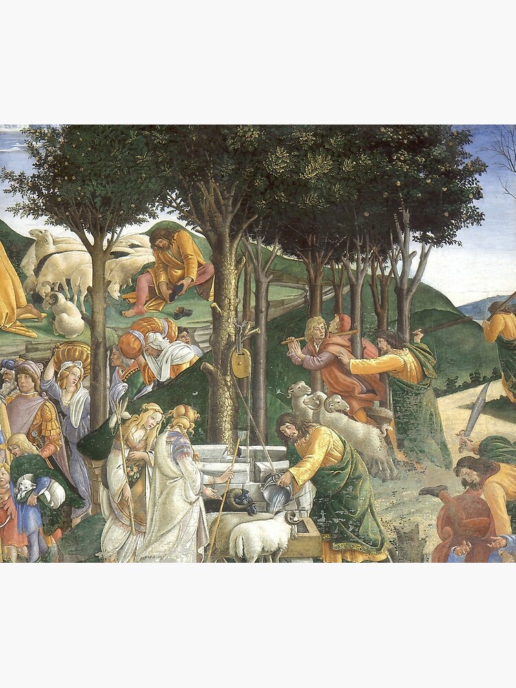Trials of Moses Painting by Botticelli - Sistine Chapel by podartist